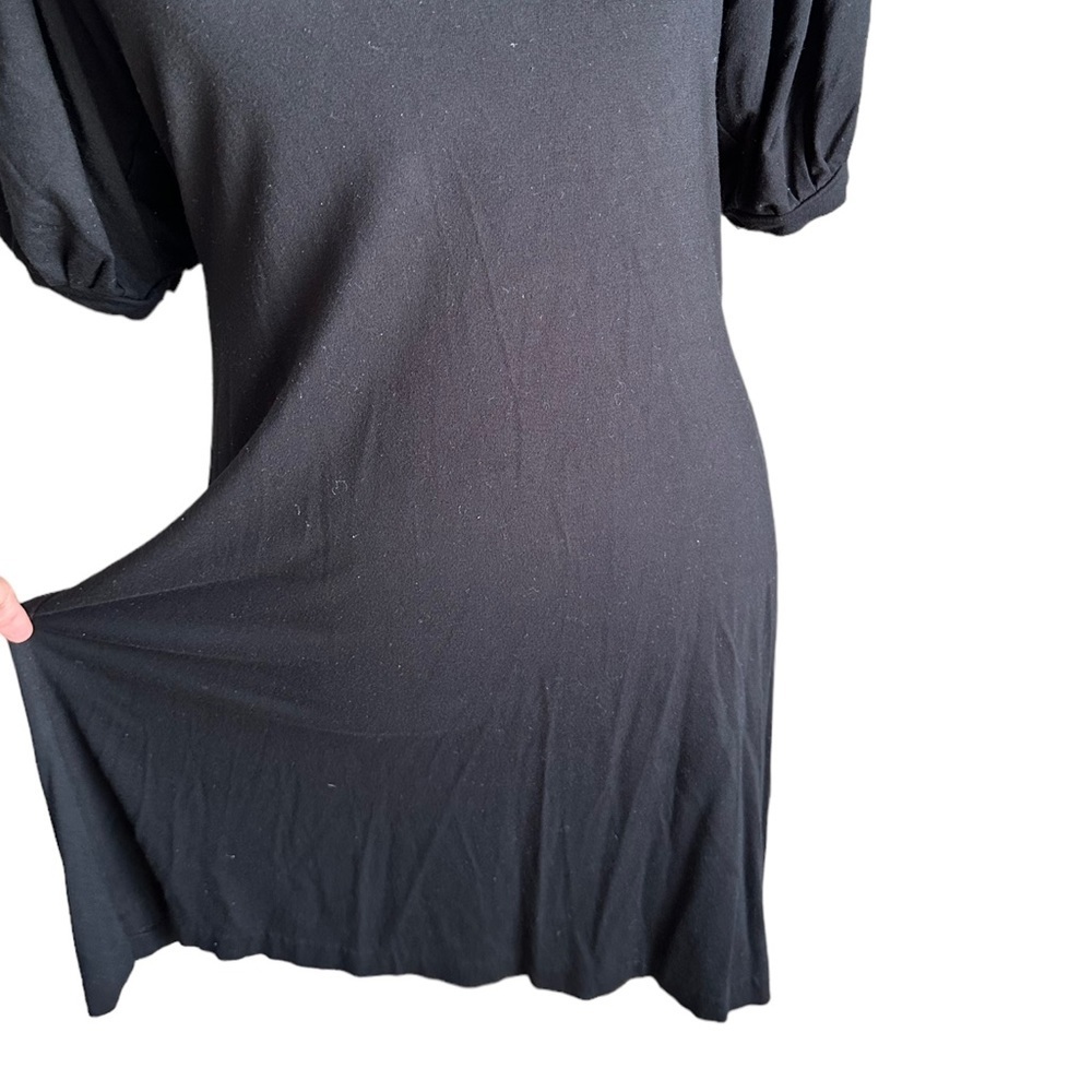 Banana Republic Black Square Neck Dress Size Small - Picture 5 of 17